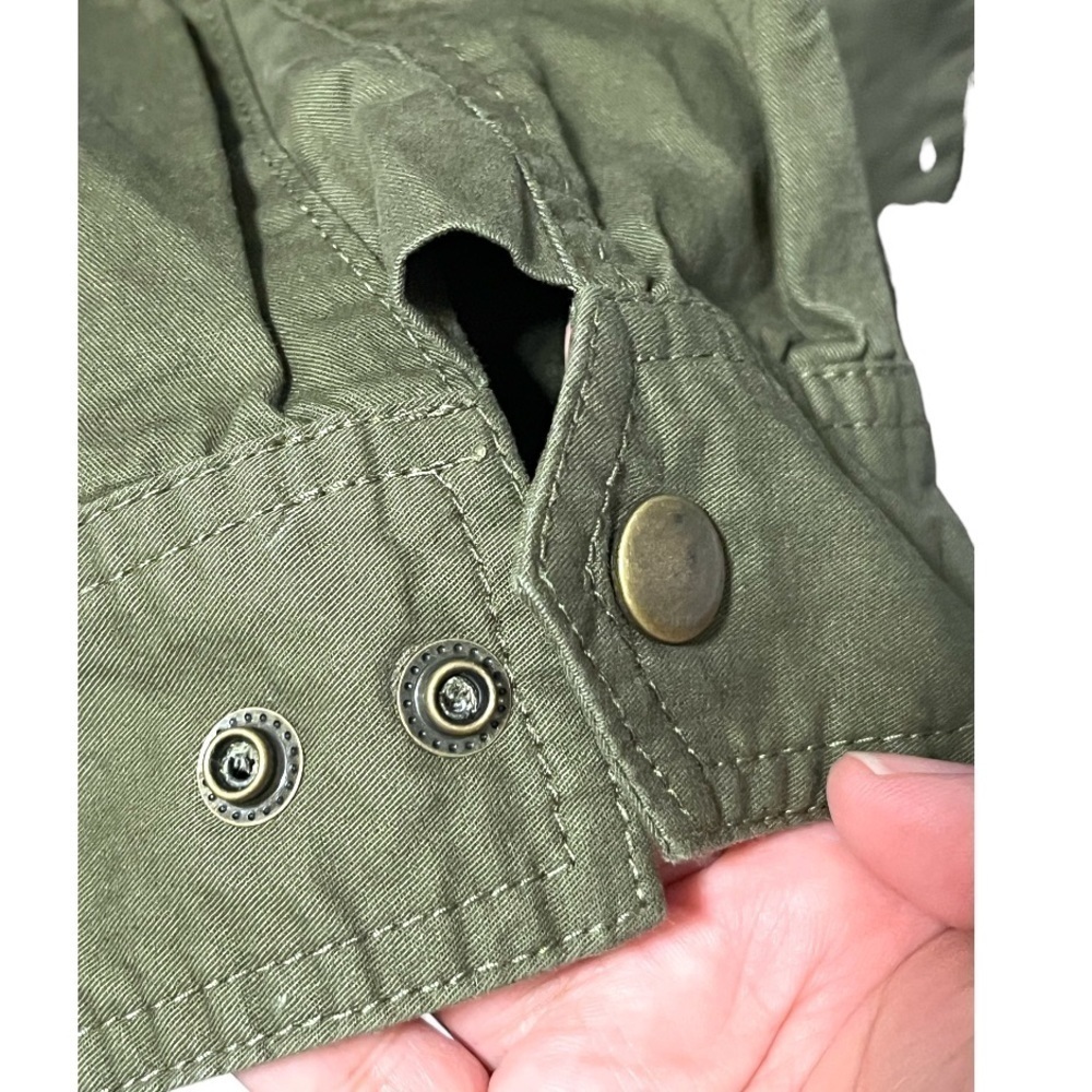 Love Tree Olive Green Hooded Jacket - Picture 7 of 16